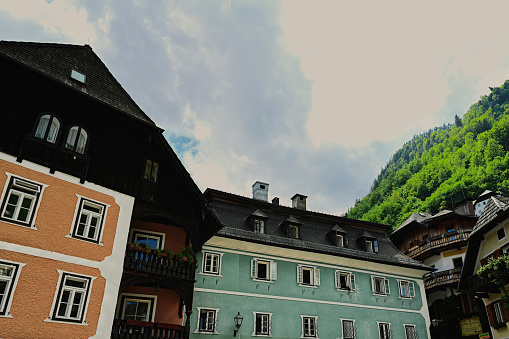 Famous old town Hallstatt, Salzkammergut, Austria.