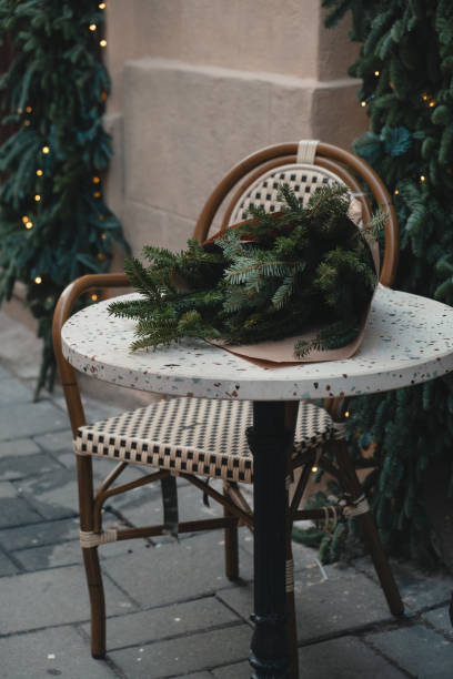 istock christmas tree bouquet at the table 1427932353