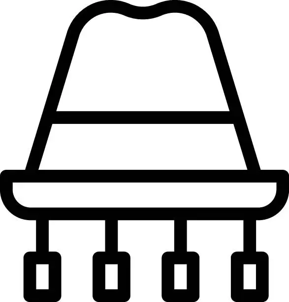 Vector illustration of hat