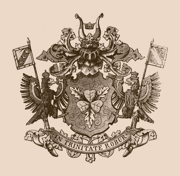 ilustraciones, imágenes clip art, dibujos animados e iconos de stock de armas principescas de otto von bismarck - von