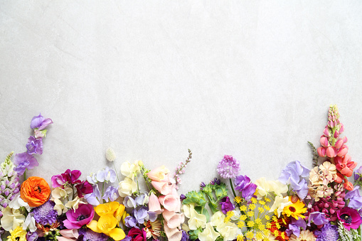 Background - Wall of flowers