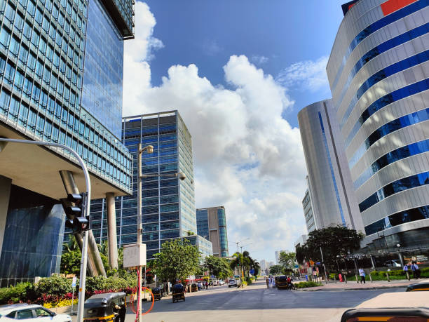 istock Low Angle View Of Modern Office Building Against Sky 1427939534