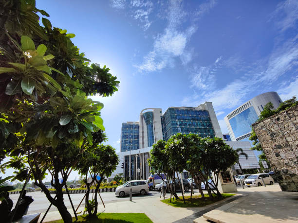 istock Low Angle View Of Modern Office Building Against Sky 1427939550