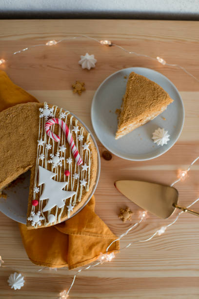 istock Christmas pastries in a cup on a wooden table 1427943371
