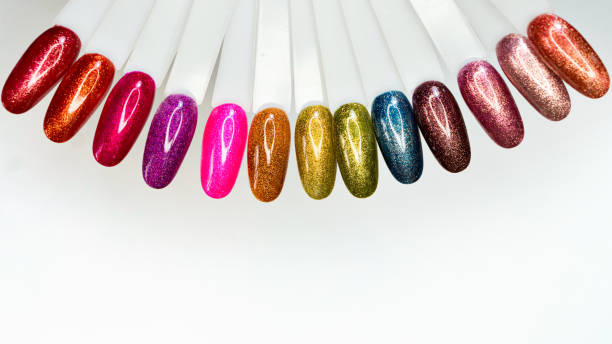istock Shiny glitter nails polish palette 1427943381