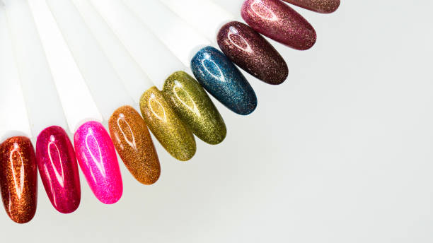 istock Shiny glitter nails polish palette 1427943387