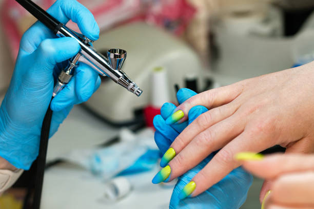 istock Professional Nail Airbrush for Manicure 1427943528