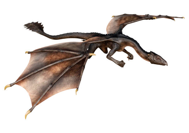 istock 3D Rendering Fairy Tale Dragon on White 1427948402
