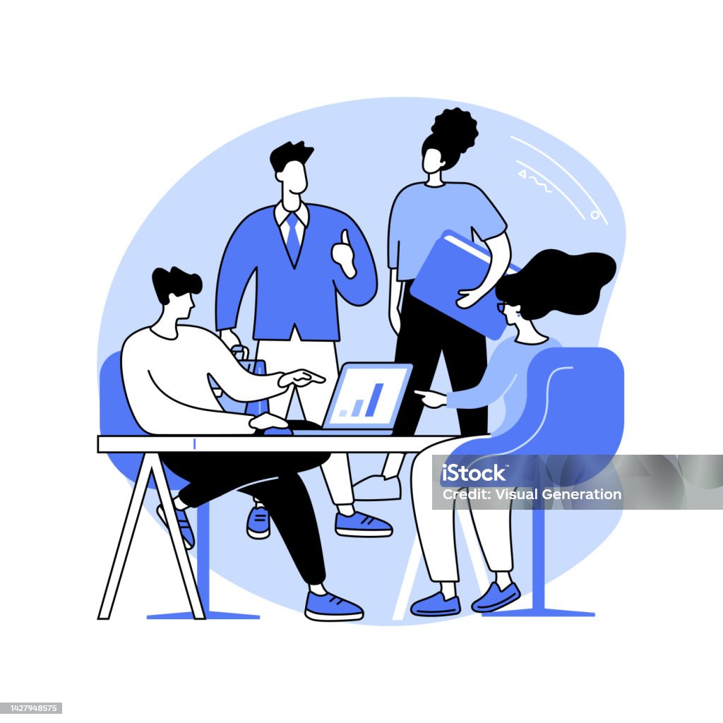 Business Meeting Isolated Cartoon Vector Illustrations Stock Illustration -  Download Image Now - iStock