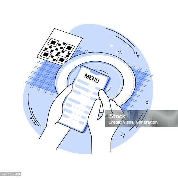 Create Menu Cartoon Interactive Menu Isolated Cartoon Vector Illustrations Stock ...
