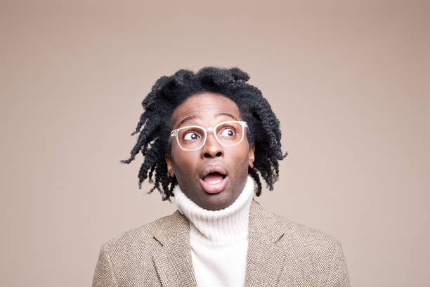 istock Portrait of shocked man 1427953588