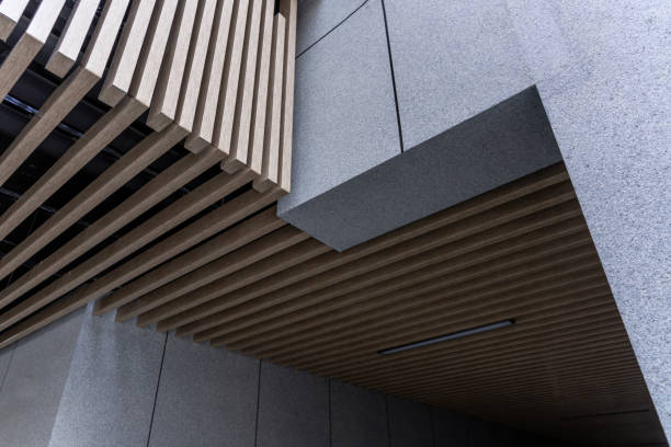 Corner and ceiling of modern architecture