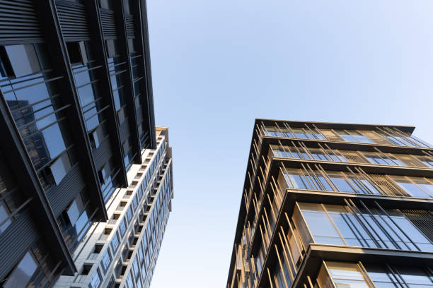 istock Part of Modern Urban Architecture from a Low Angle 1427959731