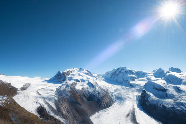istock view on Gorner Glacier at sunny day 1427961863