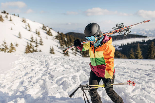 istock Female skier on mountain 1427962921