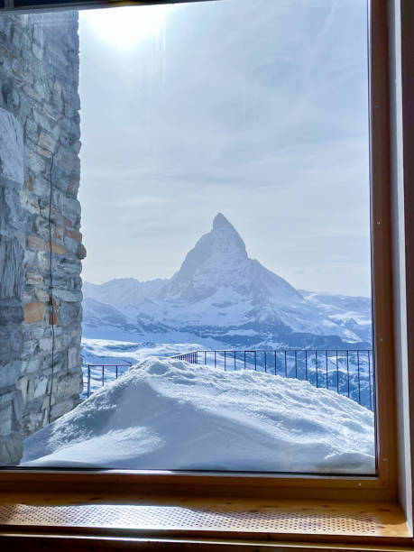 istock Matterhorn peak from room window. 1427964861