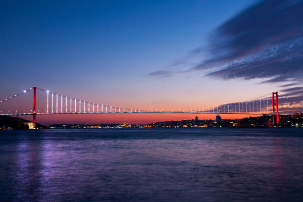 istock Colorful afternoon and Bosphorus Bridge 1427965645