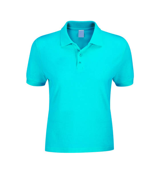 istock Polo Shirt Blue isolated 1427969721