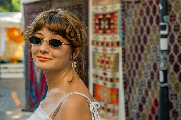 istock Woman portrait on a sunny day 1427971652