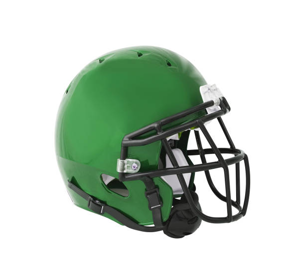istock Football Helmet isolated on white 1427976144