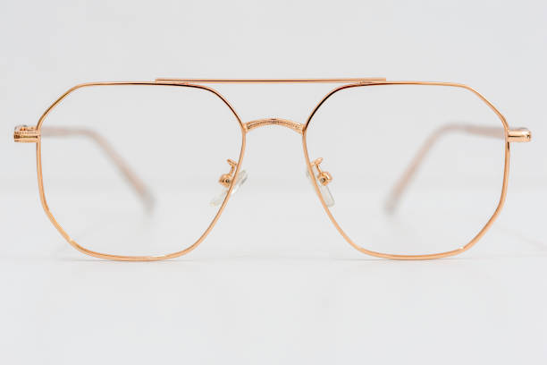 istock Metal and plastic eyeglass frames, sun protection and eye protection. 1427976504