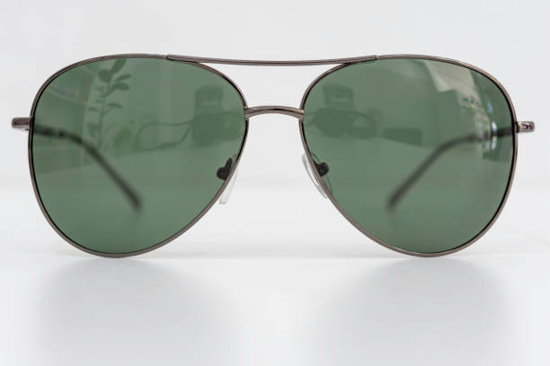 istock Metal and plastic eyeglass frames, sun protection and eye protection. 1427976565
