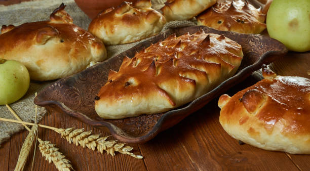 istock Russian pies Pirog piroshki 1427983272