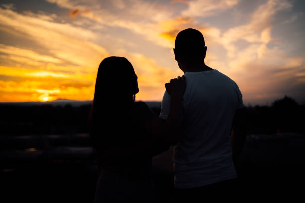 istock Young romantic couple in love 1427988069