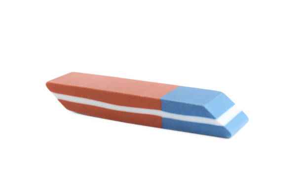 istock New double eraser isolated on white. School stationery 1427989600