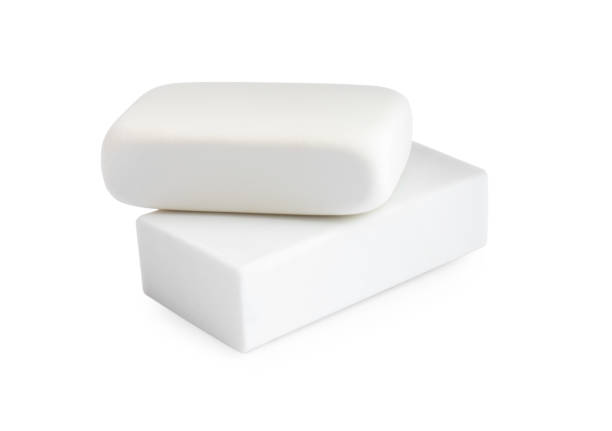 istock New erasers isolated on white. School stationery 1427990582