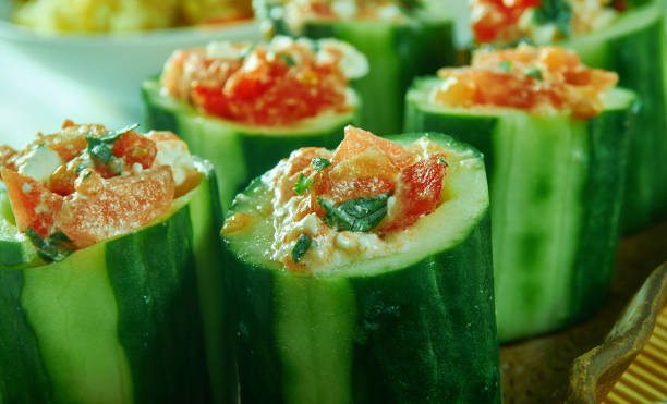 istock Greek Cucumber Cups 1427994696