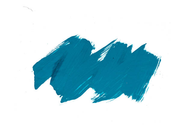 istock blue acrylic paint strokes for design elements. artistic brush strokes for ornament and lower thirds isolated background 1427999927