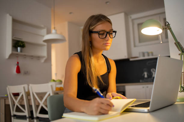 istock Woman working from home 1427999944