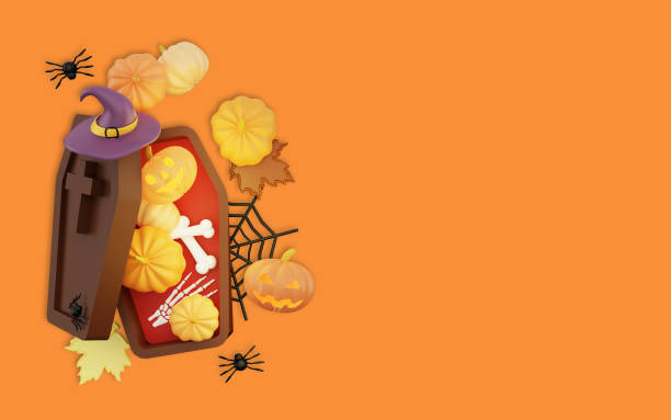 istock 3d illustration of happy halloween 1428006431