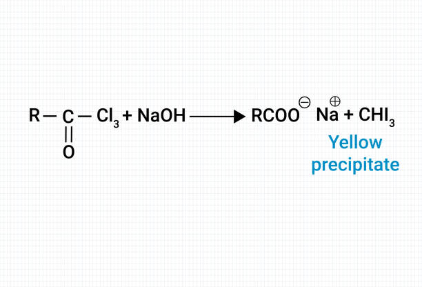 ilustraciones, imágenes clip art, dibujos animados e iconos de stock de reacción química del precipitado amarillo - molecule glucose chemistry biochemistry