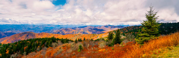 istock Smoky Mountains autumn scenery. 1428033472