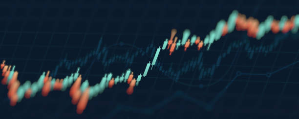 istock financial chart with uptrend line graph in stock market background 1428039829
