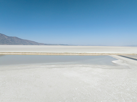Salt lake - Salar de Uyuni in Bolivia