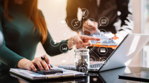 istock Business team present. professional investor working 1428073595