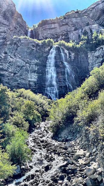 istock Bridal Veil Falls Background - stock photo 1428080607