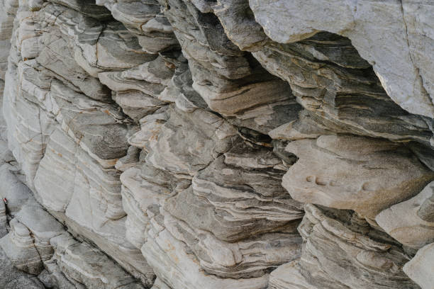 istock Gray rock natural surface used as background texture and wallpaper. 1428082695