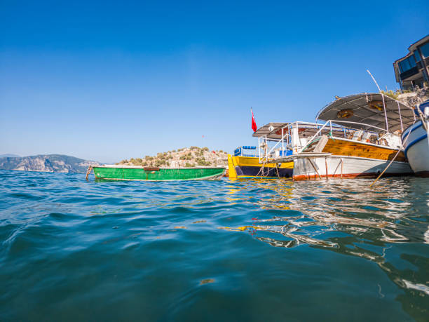 Tour Boats at Marmaris Turunc Marina