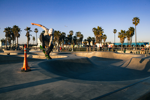 Skater in Venice Beach