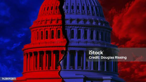 American Politics Congress Republicans And Democrats Partisan Politicians Stock Photo - Download Image Now