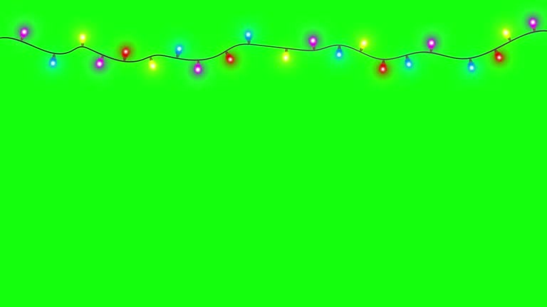 3d Beautiful Blinking lights. party, Christmas or new year background animation.