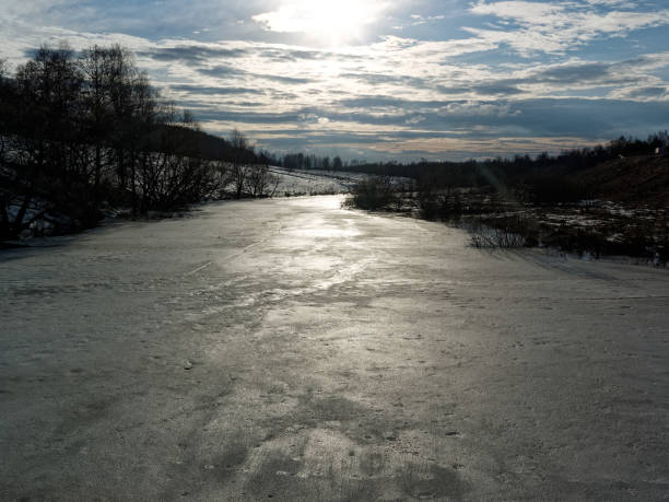 istock The bank of a small river in early spring 1428106730