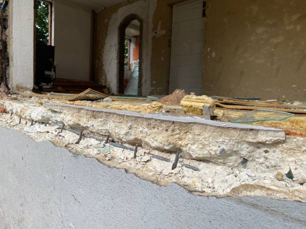 istock Apartment buildings  to be demolish 1428107714