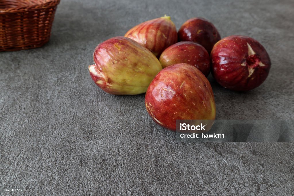 Figs Stone Color Figs Isolated On A Stone Pattern Background Stock Photo - Download ...