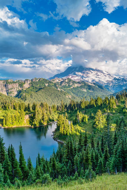 Eunice Lake in Mount Rainier National Park, Washington state, USA