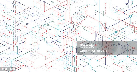 istock Abstract Blockchain Global Network Background 1428116756